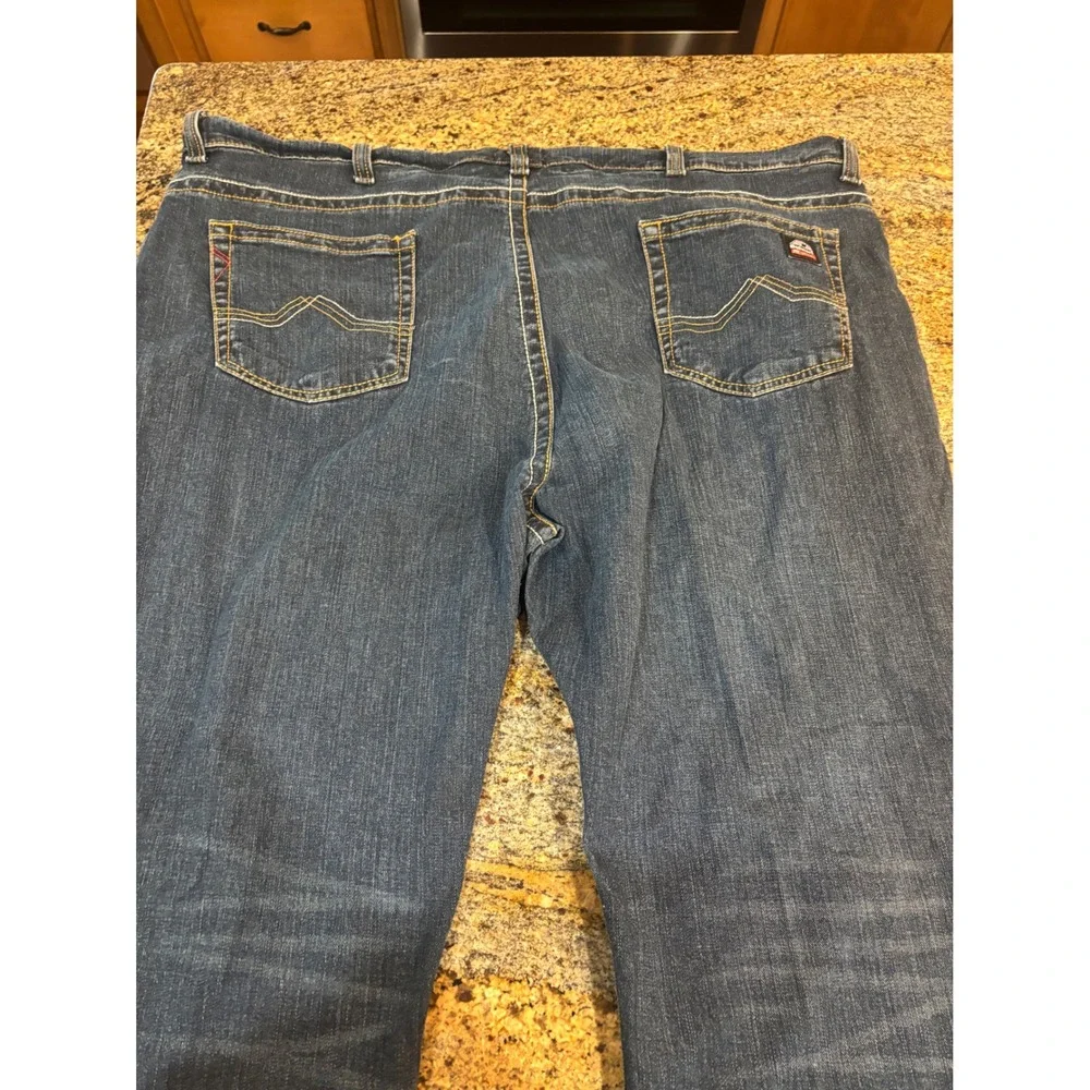 Bulwark FR Flame Resistant Work Jeans‎ Mens 50x32 (Fits 48x31) Dark Wash Denim